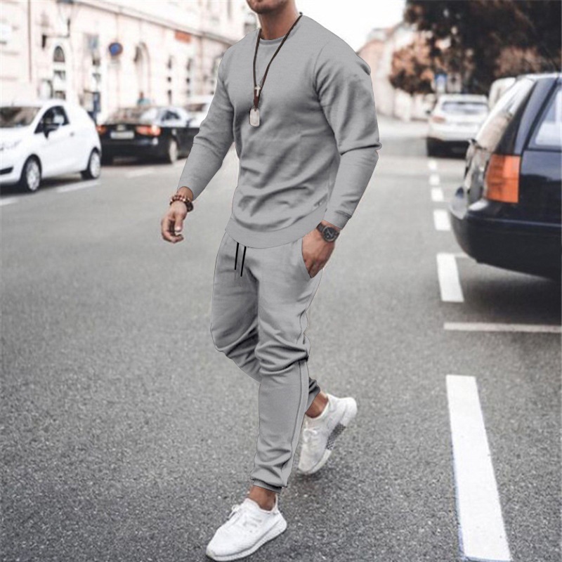 Winter Clothing Kit - Bestseller Herren Zweiteiliger Jogging-Anzug Warmer Herbst-Winter-Trainingsanzug