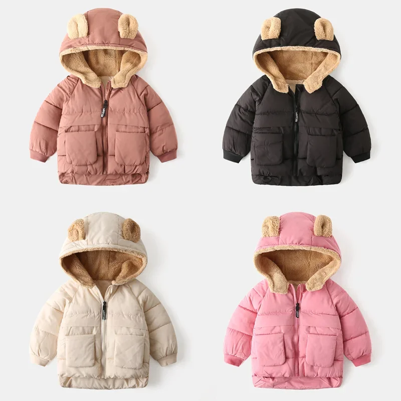 Winter Clothing Trends - Kinder-Baumwolljacke 2024 Koreanische Kinderkleidung Verdickte Jacke
