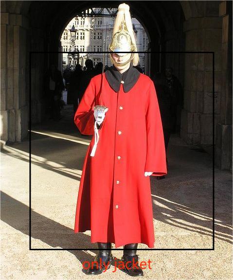 Jacket Winter Clothing - British War Horse Guard Jacke Cosplay