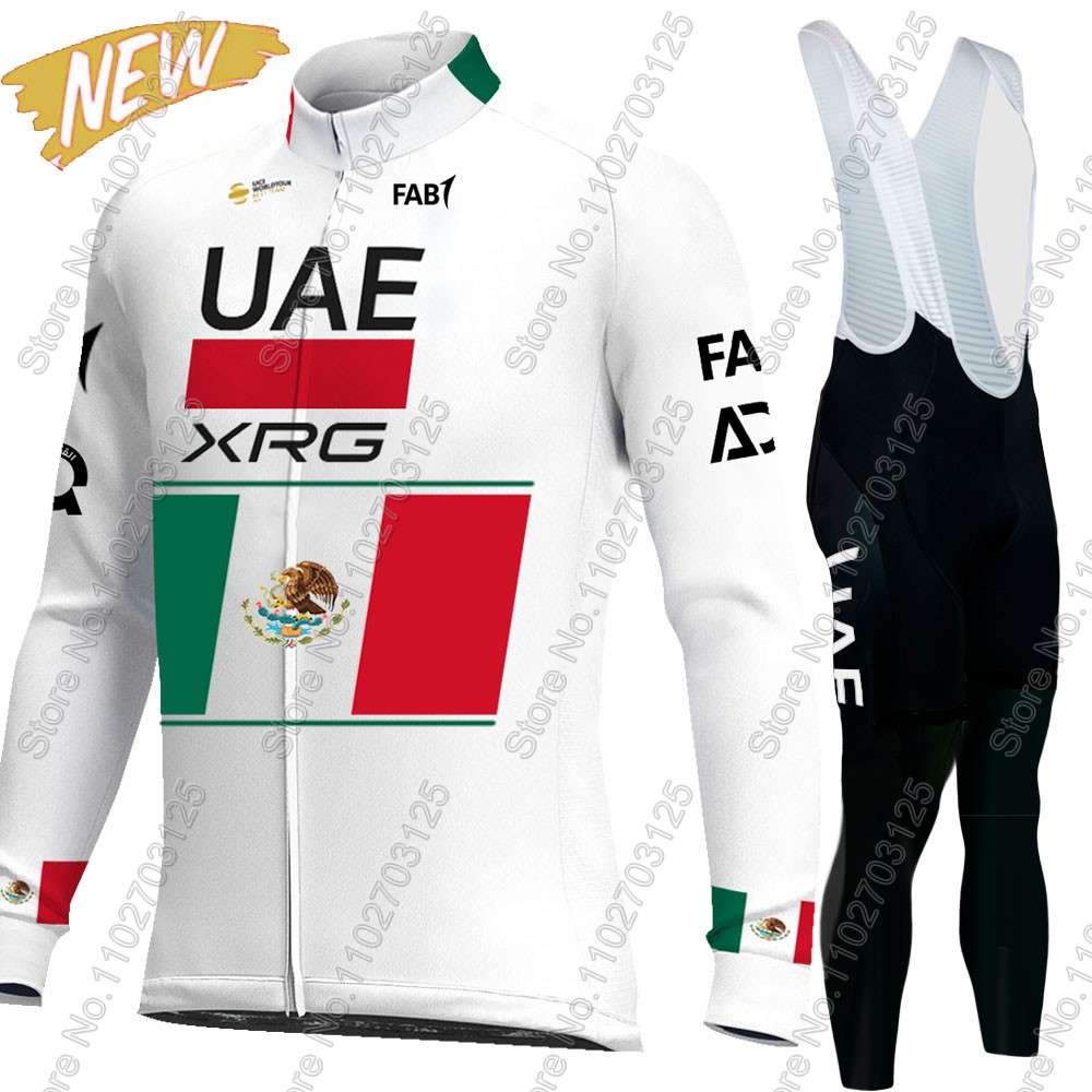 Winter Clothing Kit - UAE Team Radfahren 2026 Mexiko Trikot