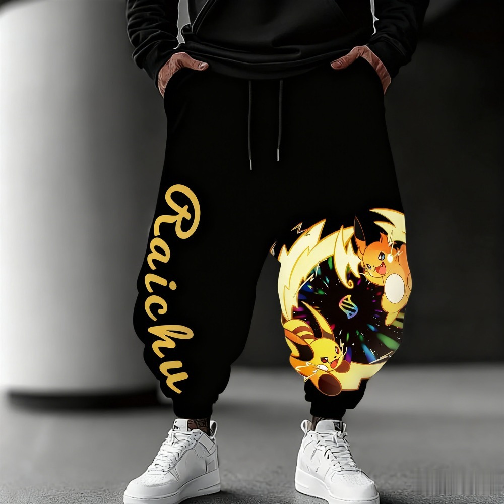 Winter Clothing Trends - Pokémon-Serie Fleece-Thermohose Herbst Winter Männer und