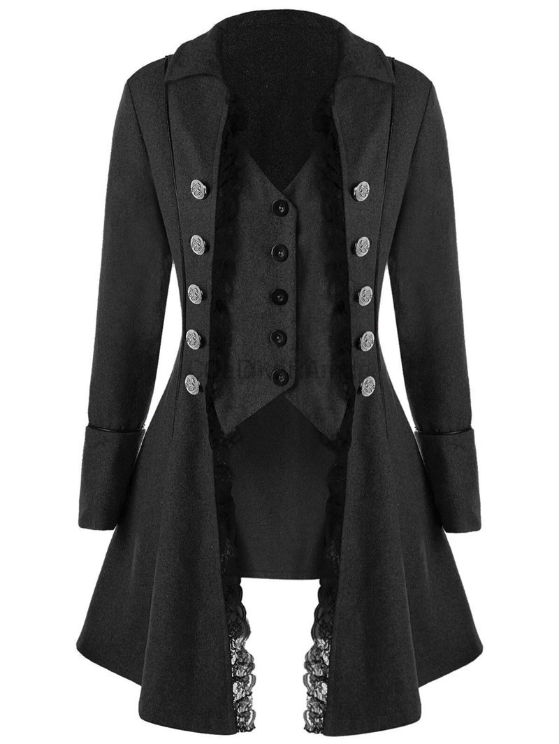 Jacket Winter Clothing - Winter Damen Jacke Gothic Steampunk Korsett