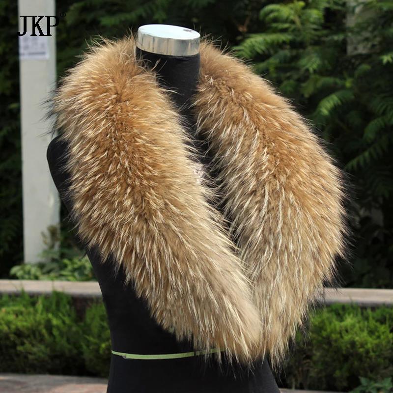 Jacket Winter Clothing - Natürlicher Pelzkragen, echter Waschbärpelz, Fuchskragen, natürlicher