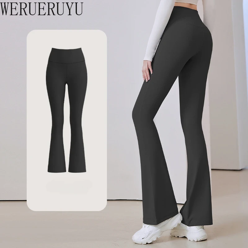 Winter Yoga Clothing - Elegante Yoga Ausgestelltes Hosen Frauen Sexy