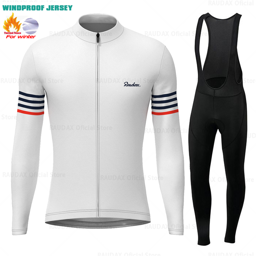 Winter Clothing Kit - Raudax Winter Winddicht Fleece Jersey Ropa