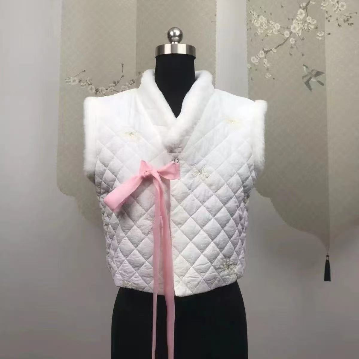 Winter Clothing Looks - Winter Hanbok Weste Damen Traditionelle Koreanische