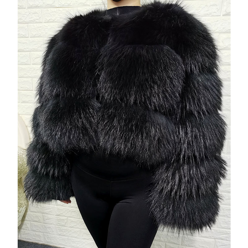 Plus Größe Tops Braun Pelz Mao – Jacket Winter Clothing Bewertung und Preis