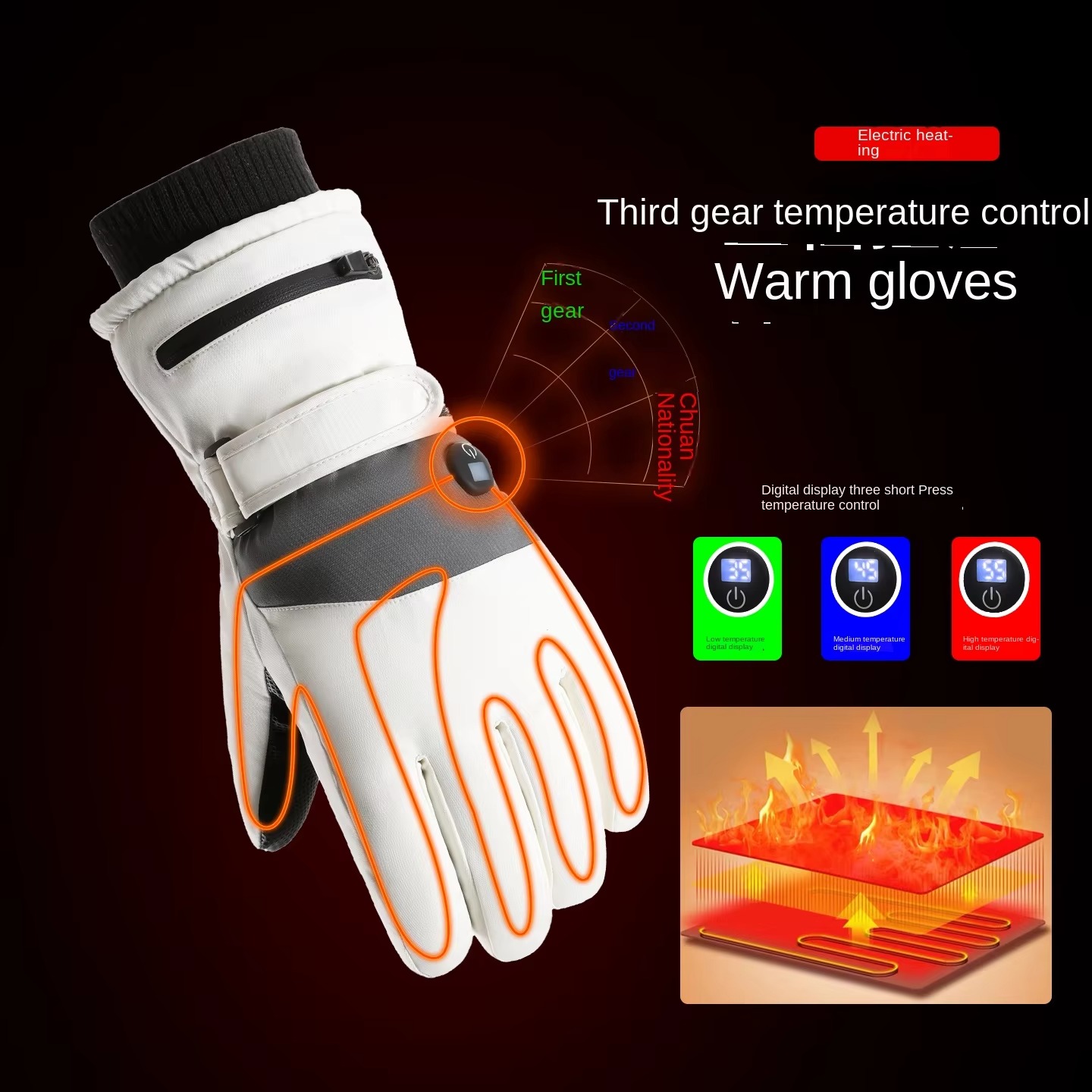 Elektrisch beheizte Winterhand – Heated Gloves Electric Bewertung und Preis