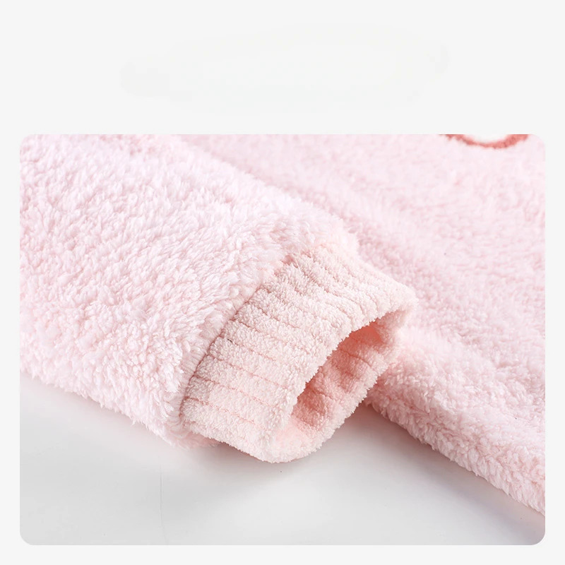 Rosa Pyjama mit Schleife, lang – Jacket Winter Clothing Bewertung und Preis