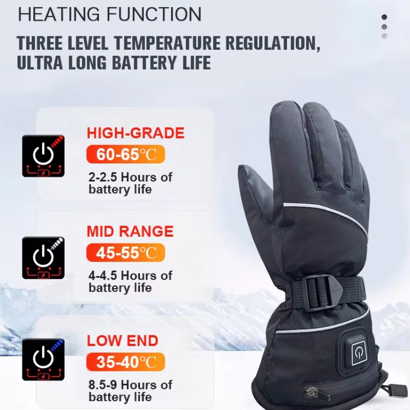 Snowboard Touchscreen Wärme Wi – Heated Gloves Electric Bewertung und Preis