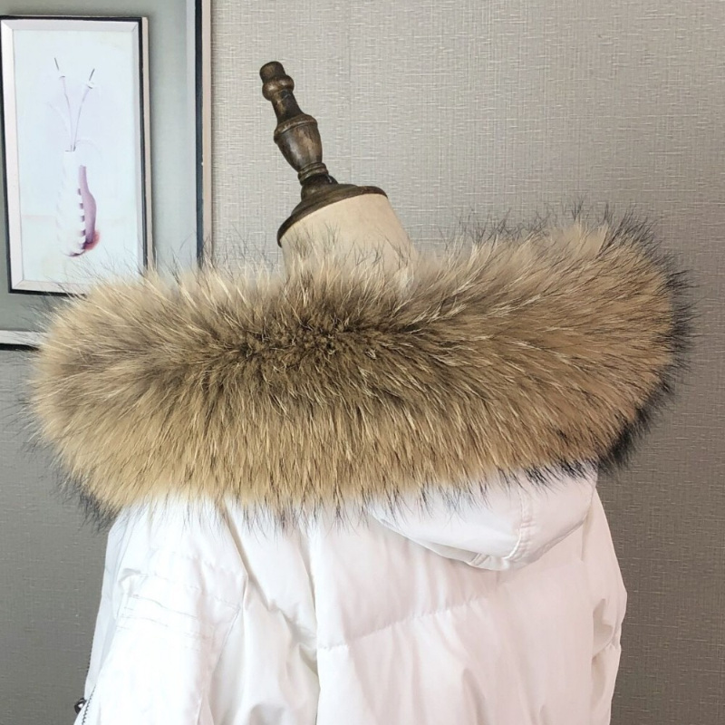 Echter Pelzkragen für Mantel,  – Jacket Winter Clothing Bewertung und Preis