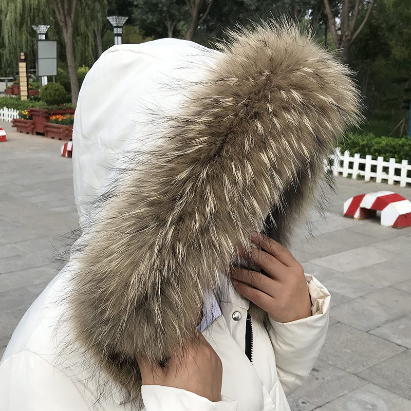 Echter Pelzkragen für Mantel,  – Jacket Winter Clothing Bewertung und Preis