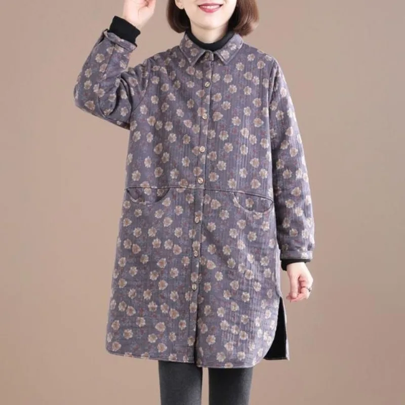 Vintage Blumen druck Frauen ja – Winter Clothing Trends Bewertung und Preis