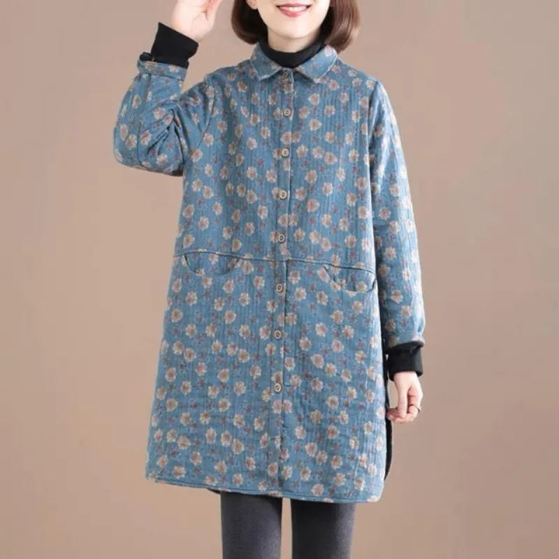 Vintage Blumen druck Frauen ja – Winter Clothing Trends Bewertung und Preis