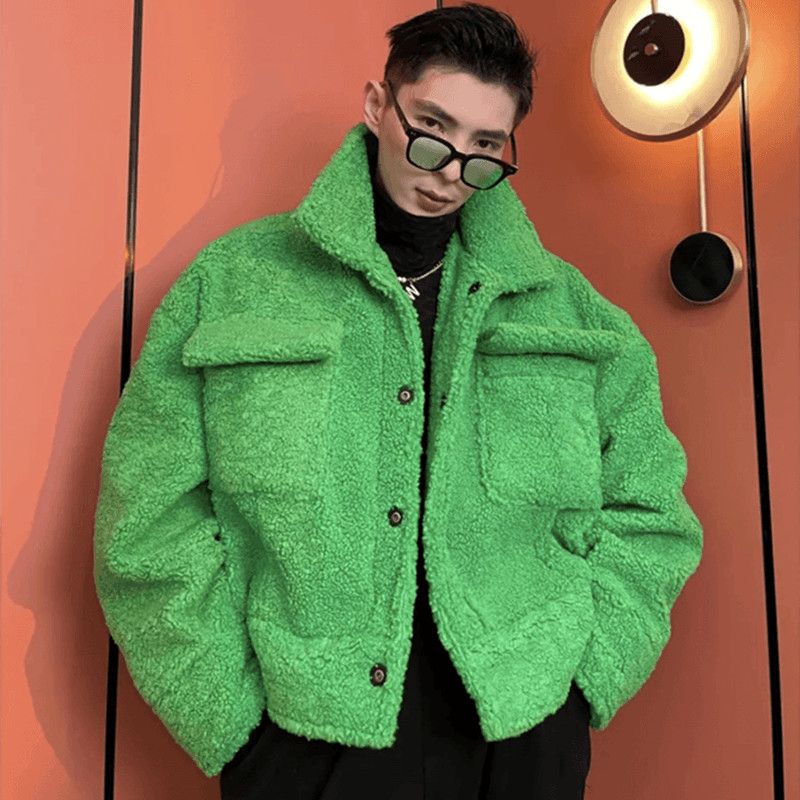 2024 neue Herren Lamm Plüsch j – Winter Clothing Trends Bewertung und Preis