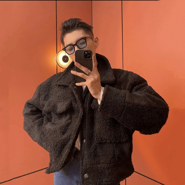 2024 neue Herren Lamm Plüsch j – Winter Clothing Trends Bewertung und Preis