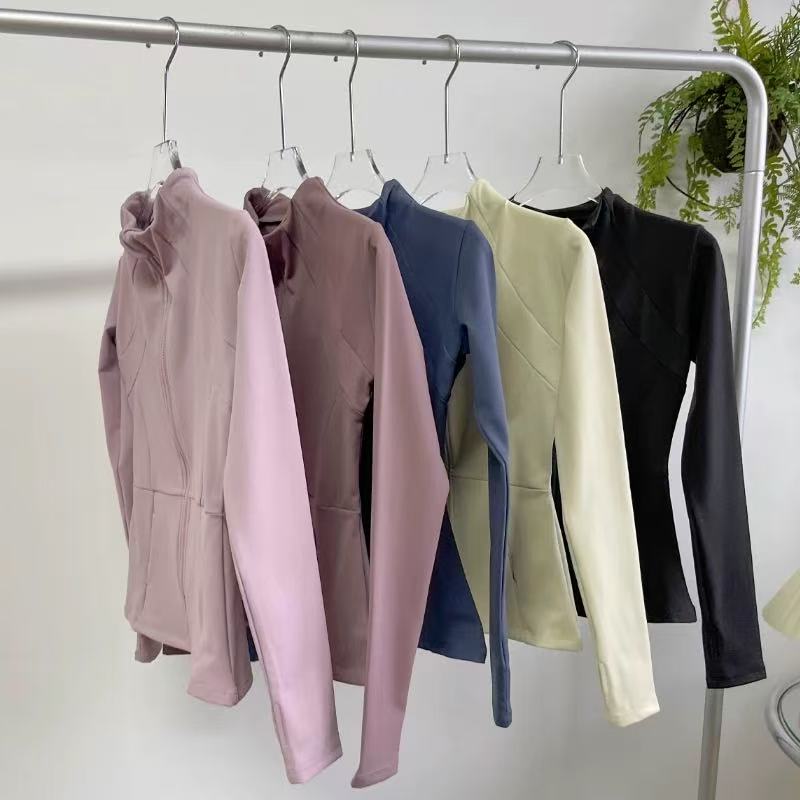 Langärmlige Sport-Fleecejacke  – Winter Yoga Clothing Bewertung und Preis