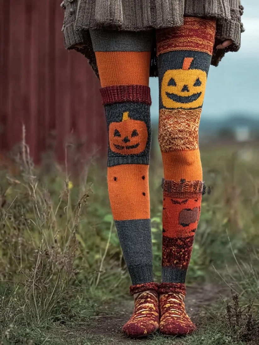 Frauen Halloween Skelett Print – Winter Yoga Clothing Bewertung und Preis