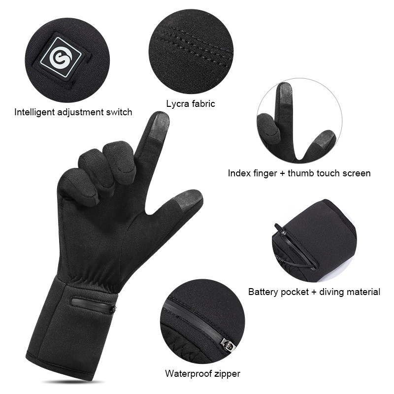 Wiederaufladbare elektrische L – Heated Gloves Electric Bewertung und Preis